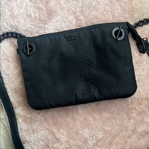 Victoria's Secret Black Crossbody Bag with Sleek Design
